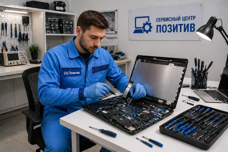 Замена шлейфа матрицы ноутбука в Таганроге