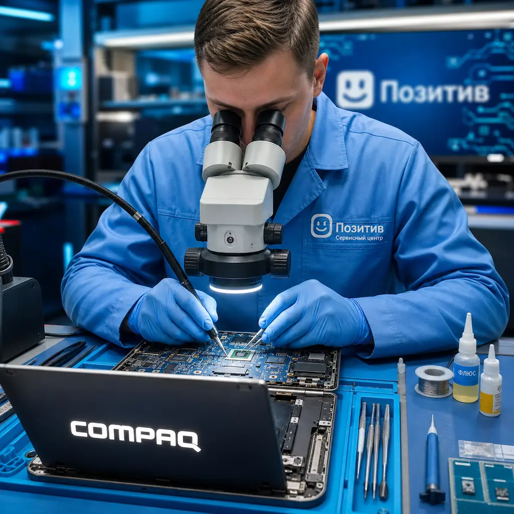 Замена видеокарты ноутбука Compaq в Таганроге