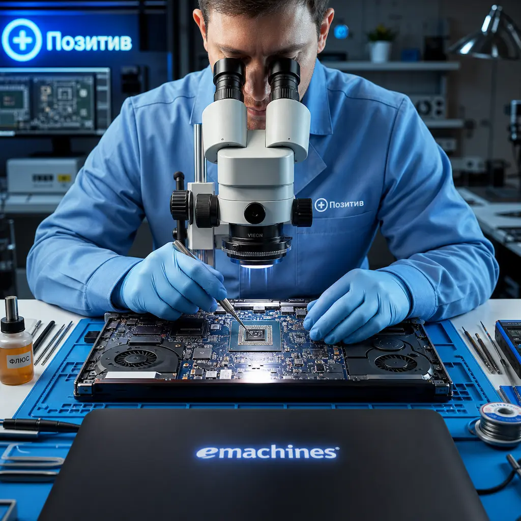 Замена видеокарты ноутбука Emachines в Таганроге