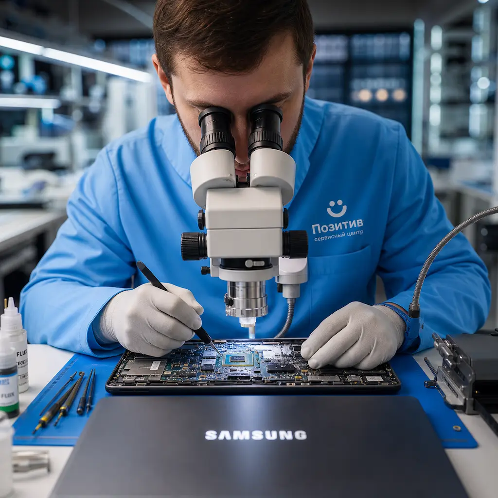 Замена видеокарты ноутбука Samsung в Таганроге