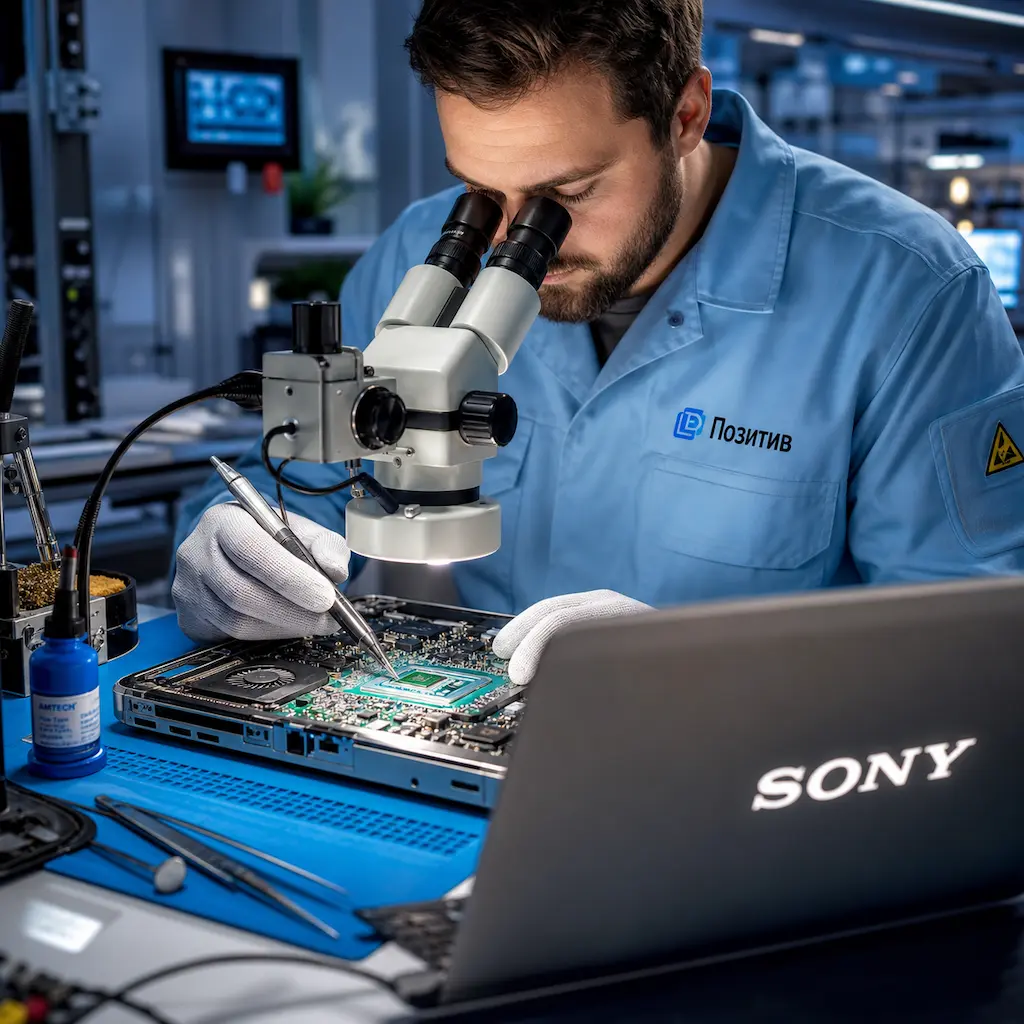 Замена видеокарты ноутбука Sony в Таганроге
