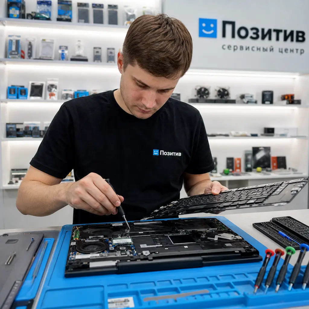 заменить клавиатуру на ноутбуке Samsung в Таганроге
