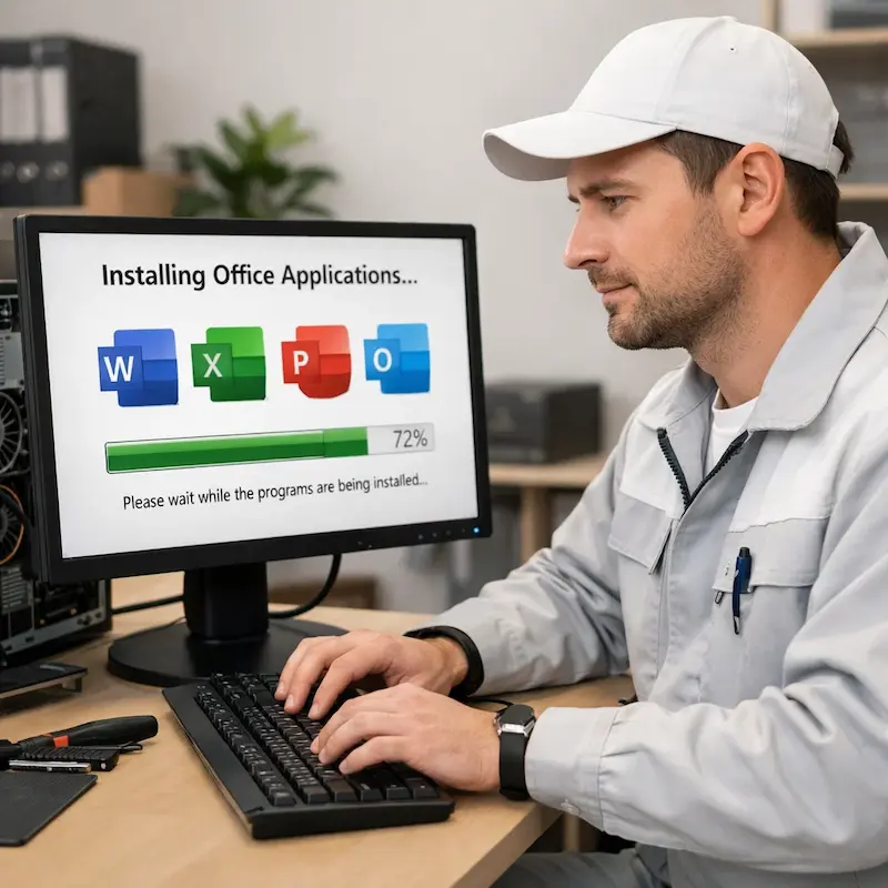 установка офисных программ на компьютер в Таганроге