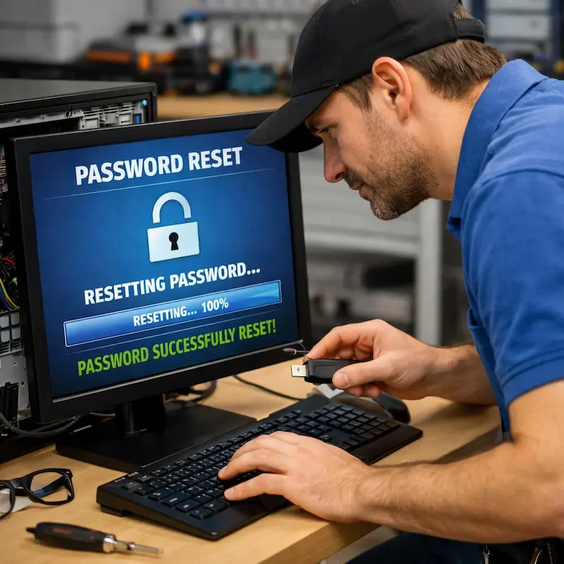 Сброс пароля от компьютера в Таганроге