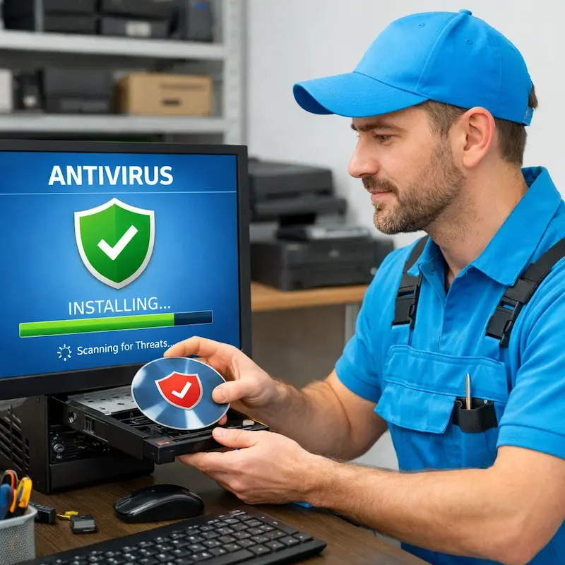 Установка антивируса в Таганроге на дому