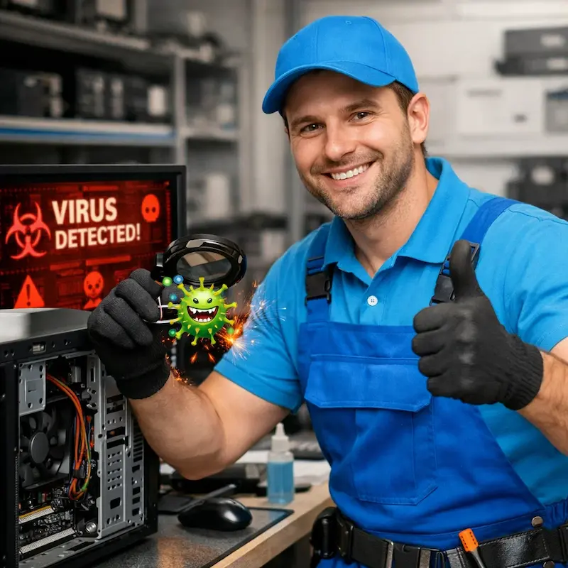 Удаление вирусов с компьютера в Таганроге